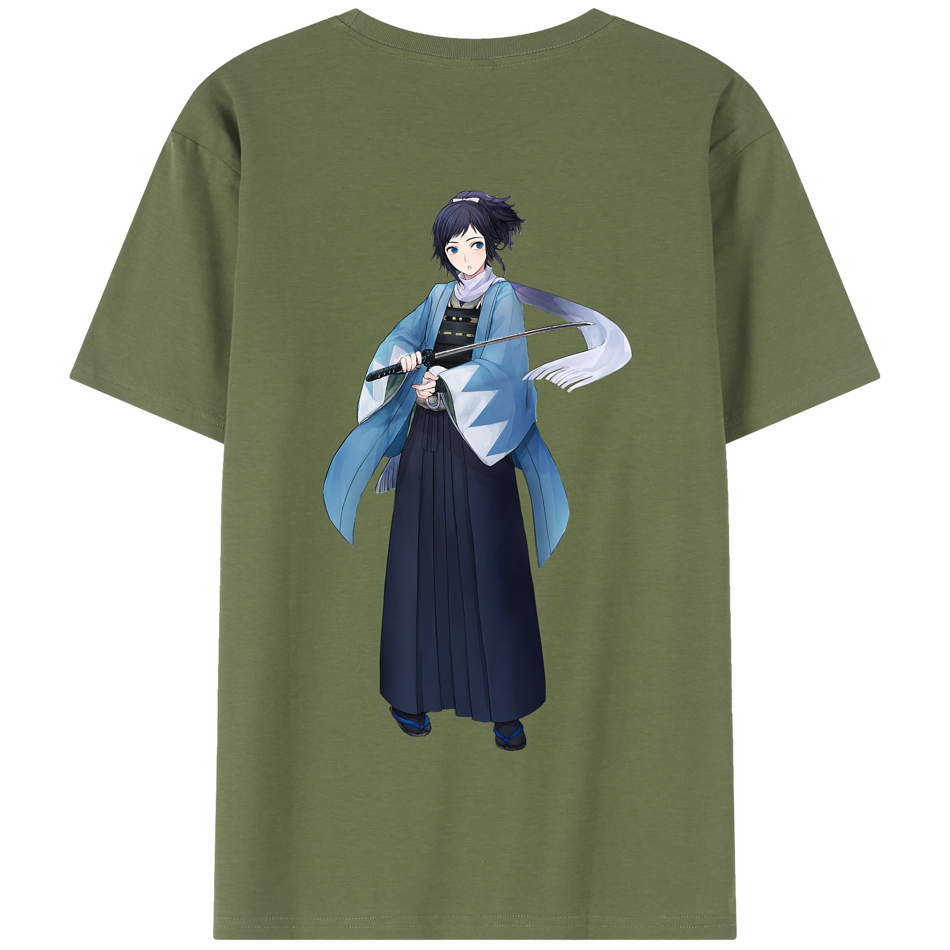 （画像用） 刀剣乱舞 Touken Ranbu 綿100％半袖Tシャツ（背面プリント）